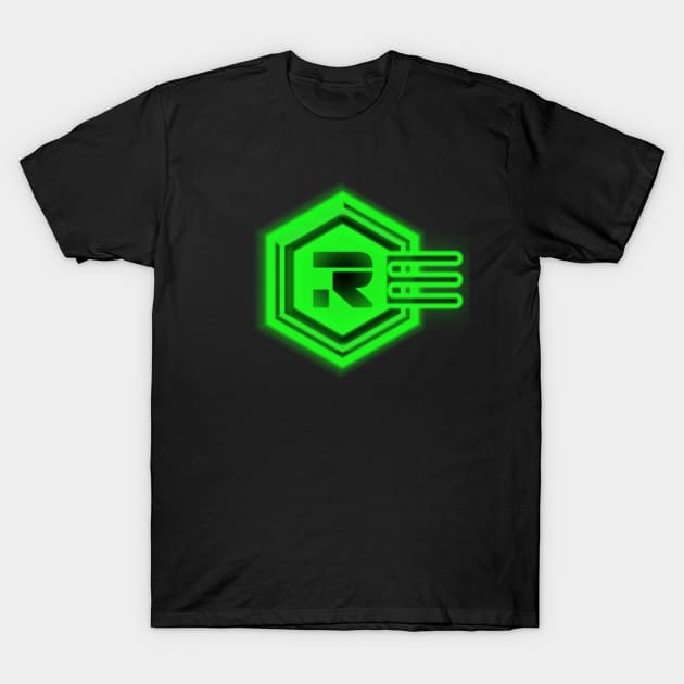 Recognizer Glowing (Green) T-Shirt by Veraukoion